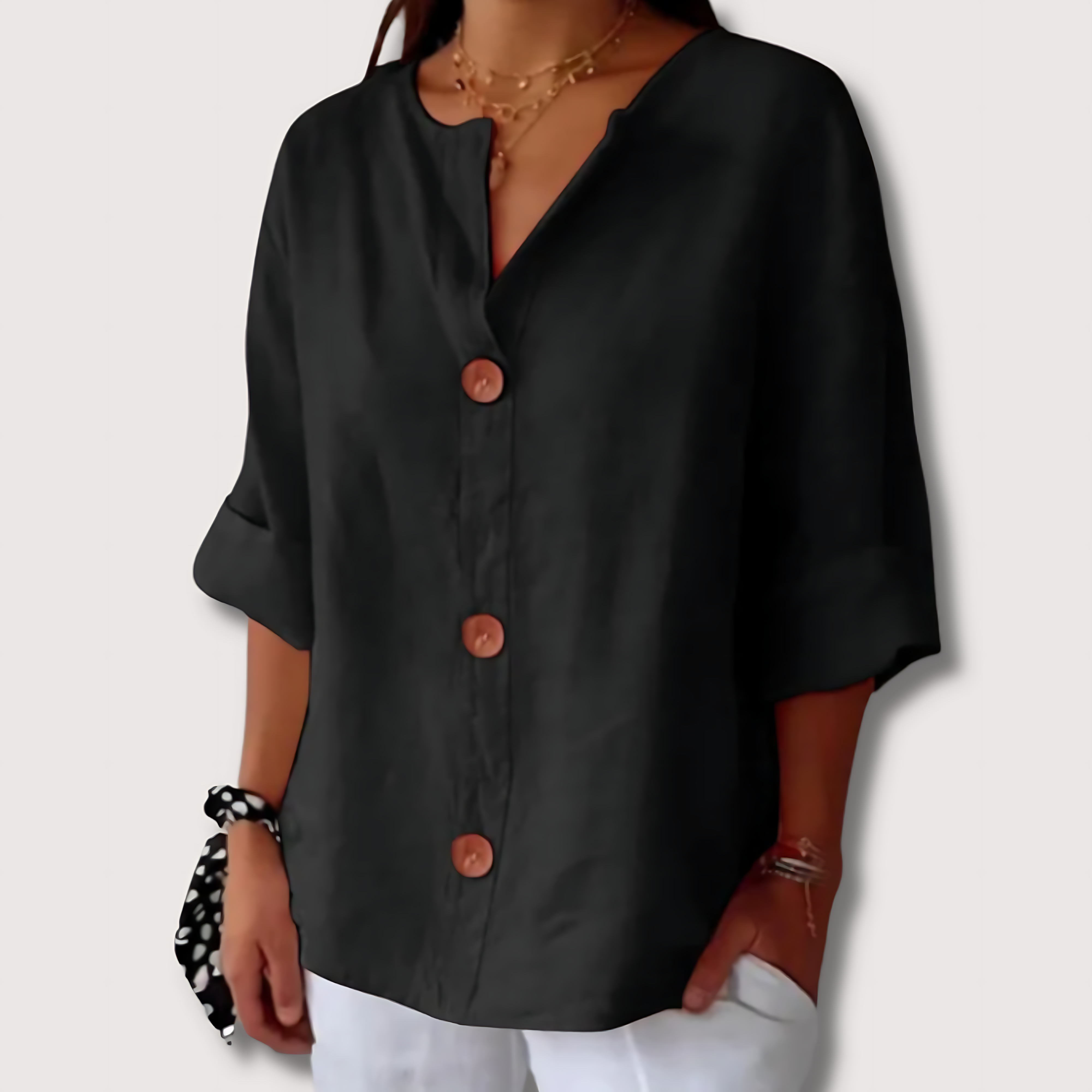 MARTINA | Blusa de Lino