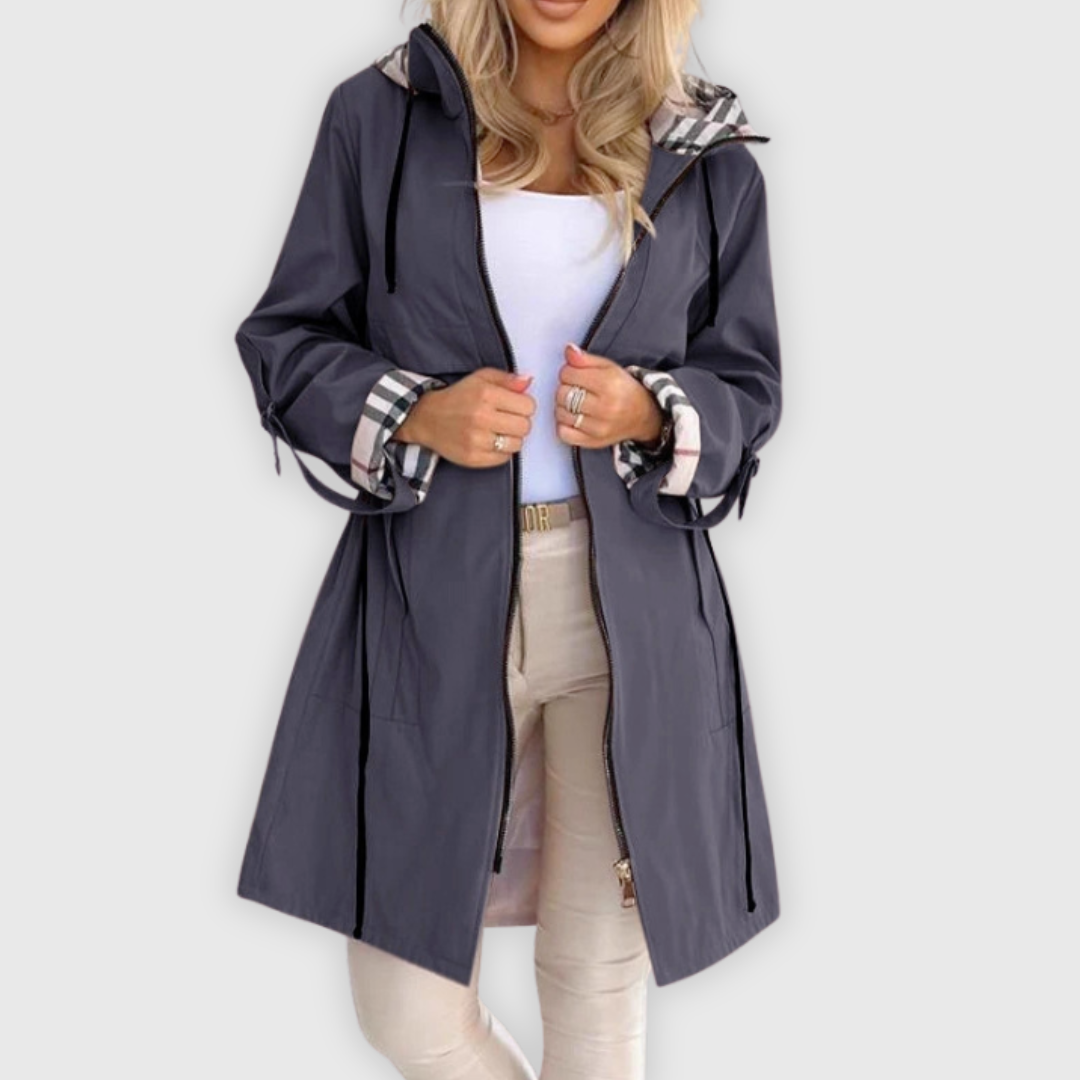 NATALIA™ | Chaqueta Impermeable y Cortaviento con Cremallera