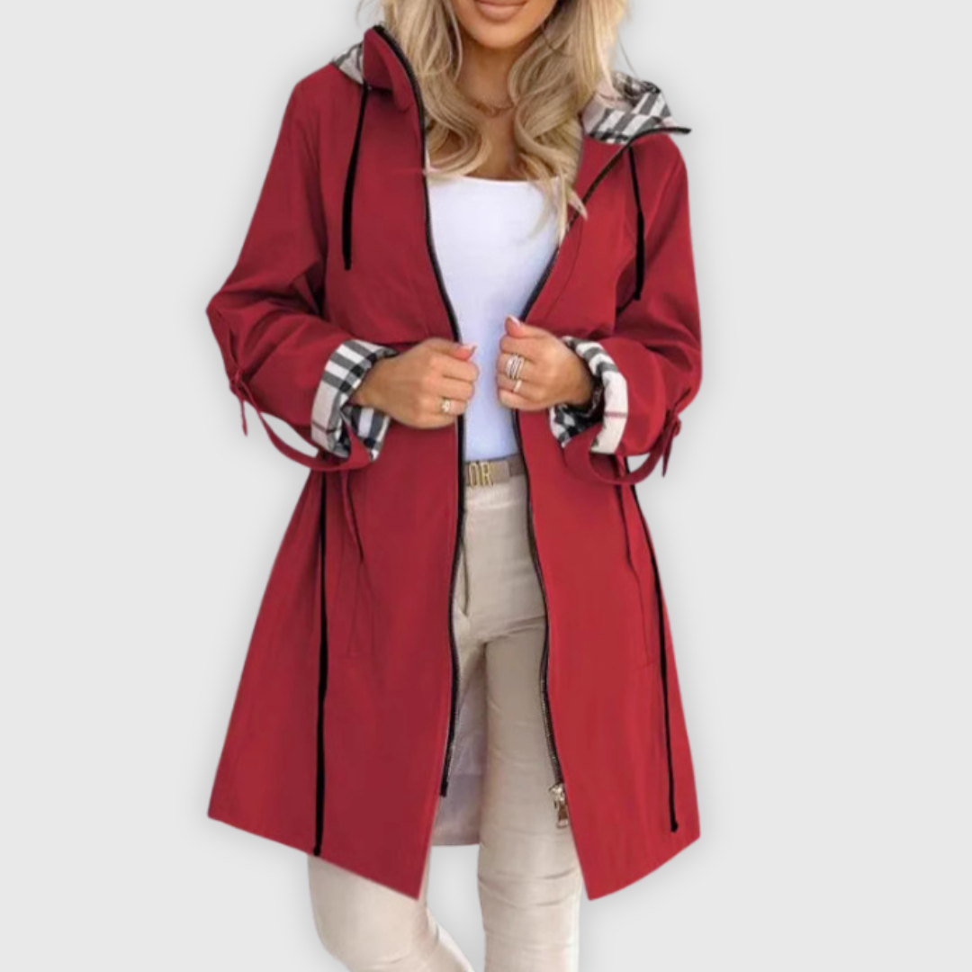 NATALIA™ | Chaqueta Impermeable y Cortaviento con Cremallera