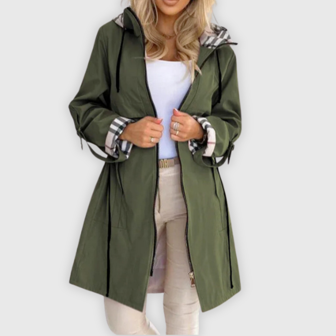 NATALIA™ | Chaqueta Impermeable y Cortaviento con Cremallera
