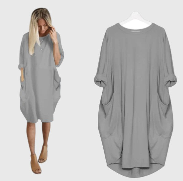 SHAYNE™ | Vestido Midi de Verano con Corte Suelto