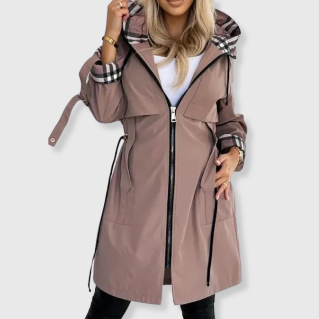 NATALIA™ | Chaqueta Impermeable y Cortaviento con Cremallera