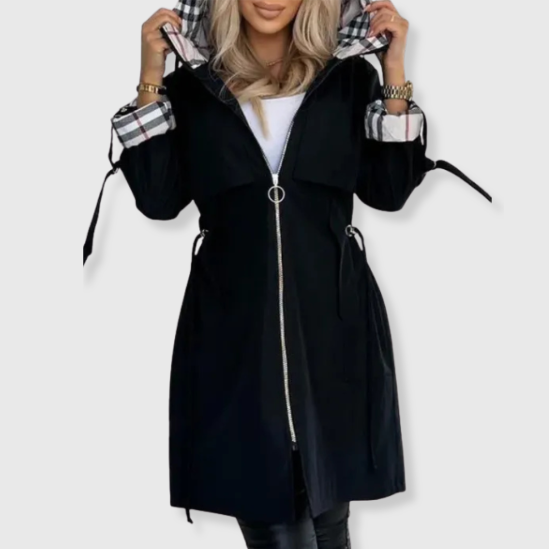 NATALIA™ | Chaqueta Impermeable y Cortaviento con Cremallera