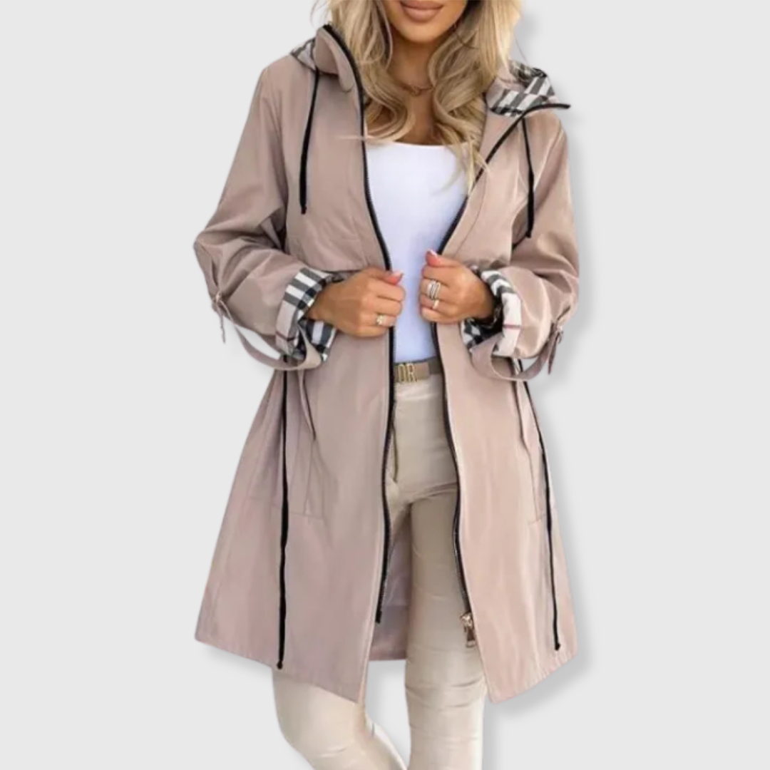 NATALIA™ | Chaqueta Impermeable y Cortaviento con Cremallera