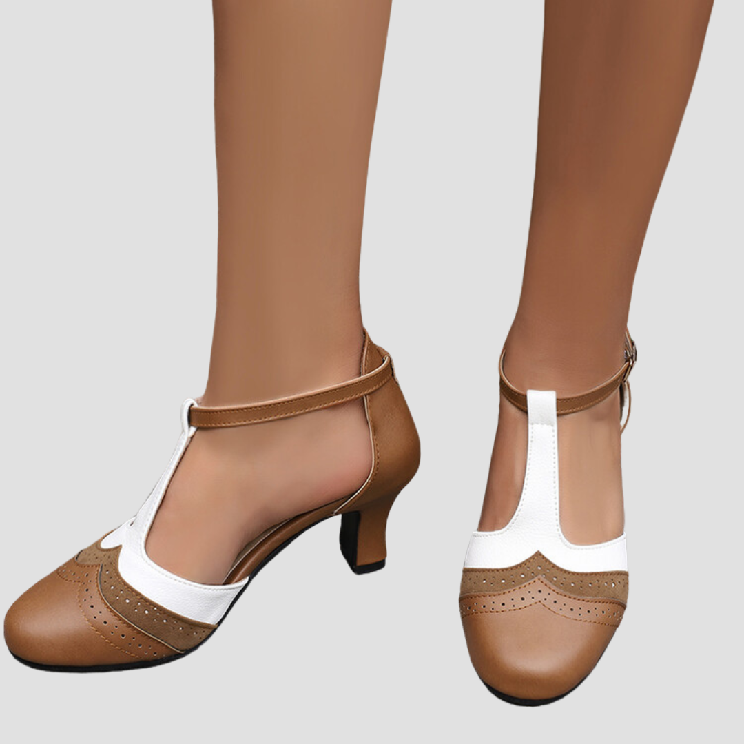 NATASHA | Tacones Vintage Ortopédicos con Estilo