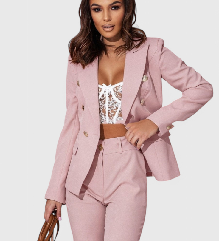 CONCHA | Conjunto Chic de Blazer y Pantalones