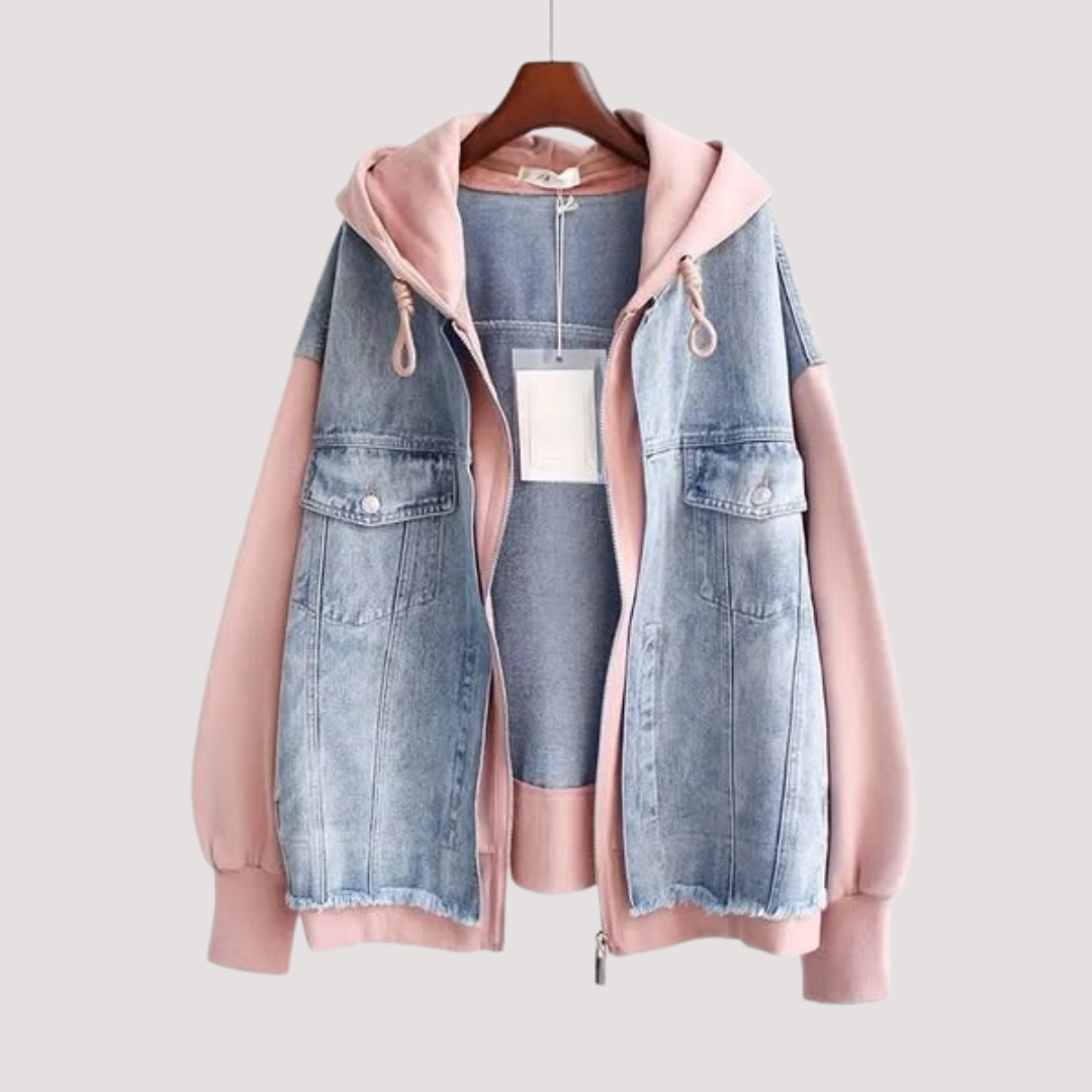 VALERIA™ | Chaqueta de Denim con Capucha