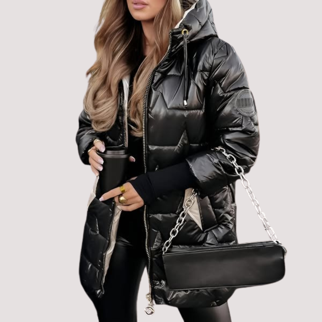 RENATA™ | Abrigo de Invierno Elegante con Capucha y Relleno