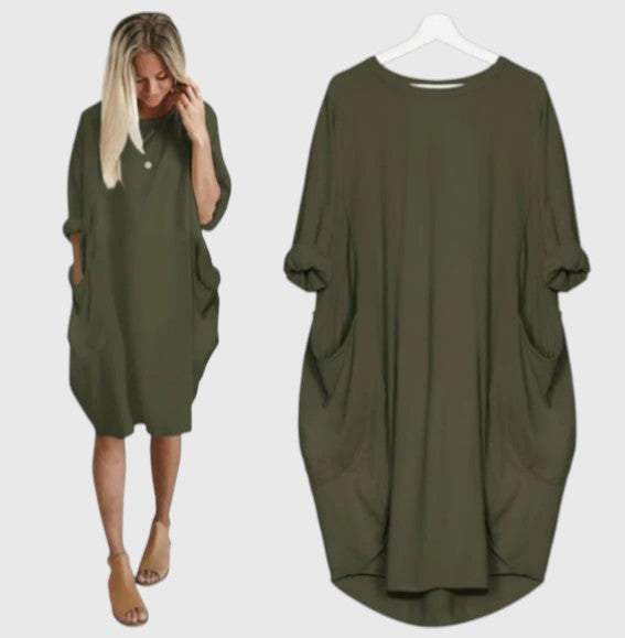 SHAYNE™ | Vestido Midi de Verano con Corte Suelto