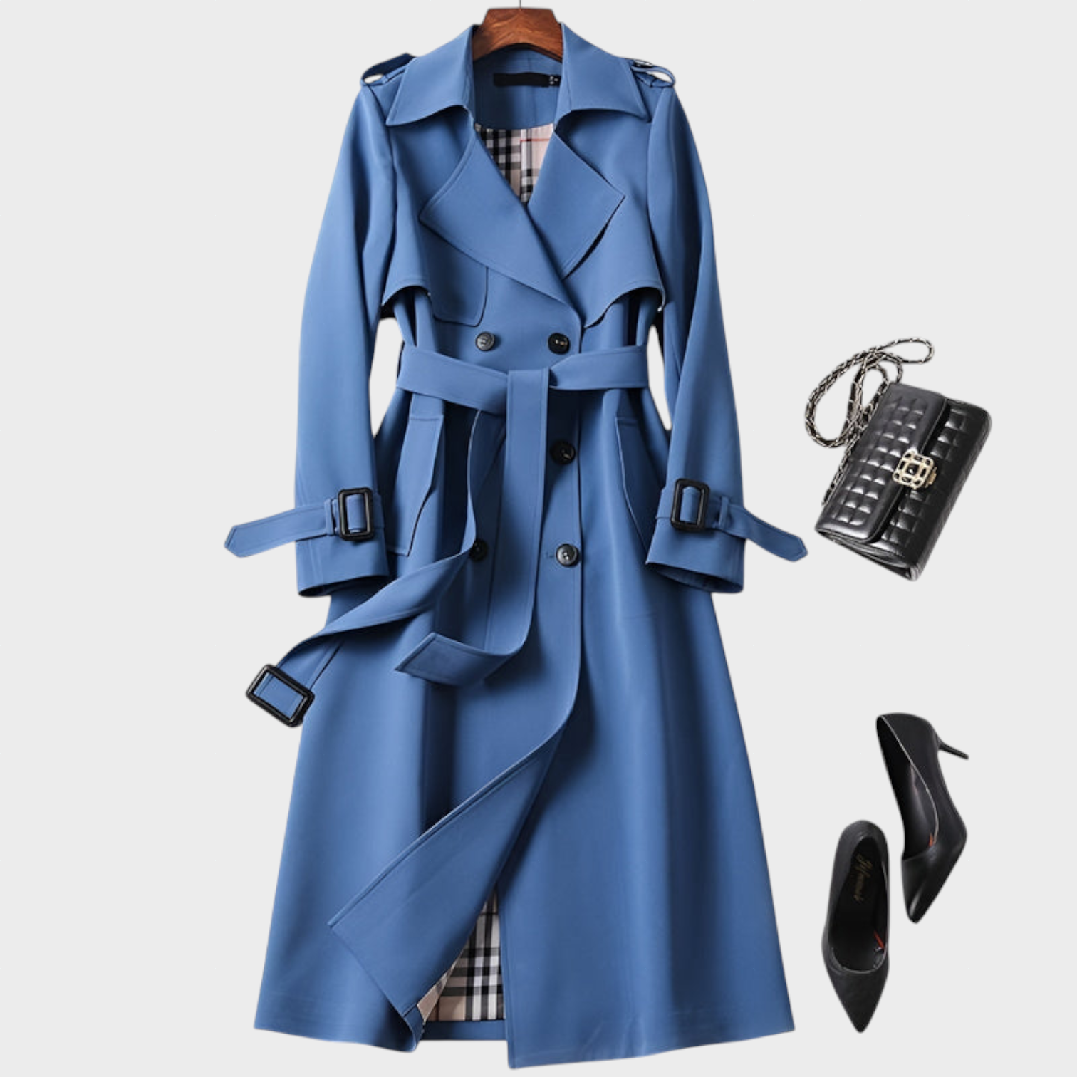 HELENA™ | Gabardina Elegante de Otoño