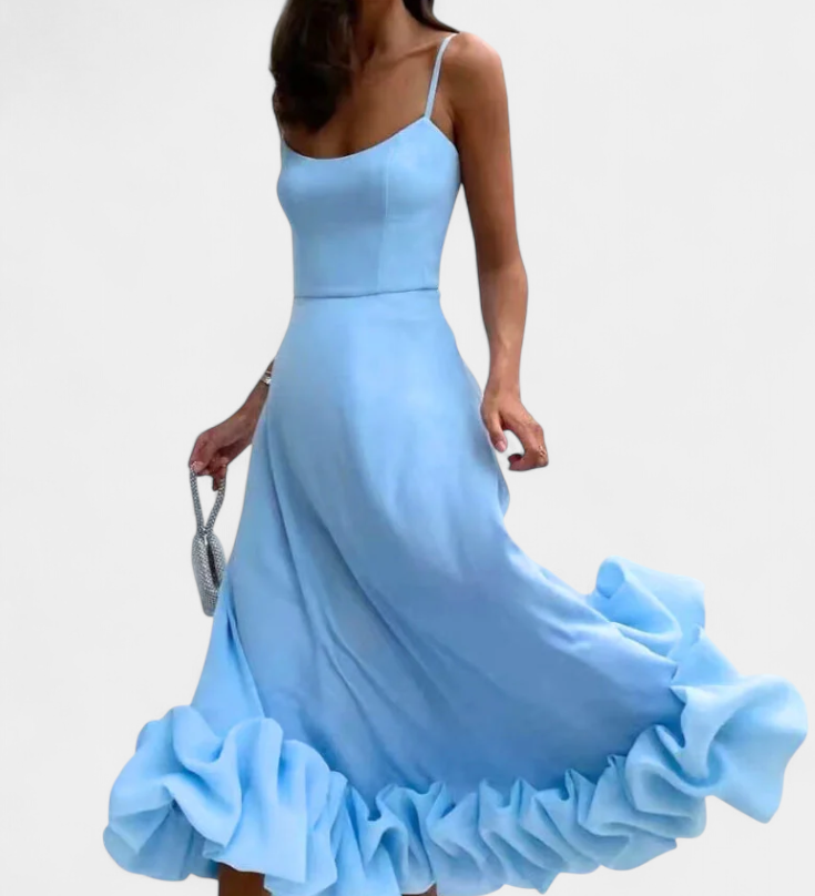 SELA | Vestido Maxi Fluyente