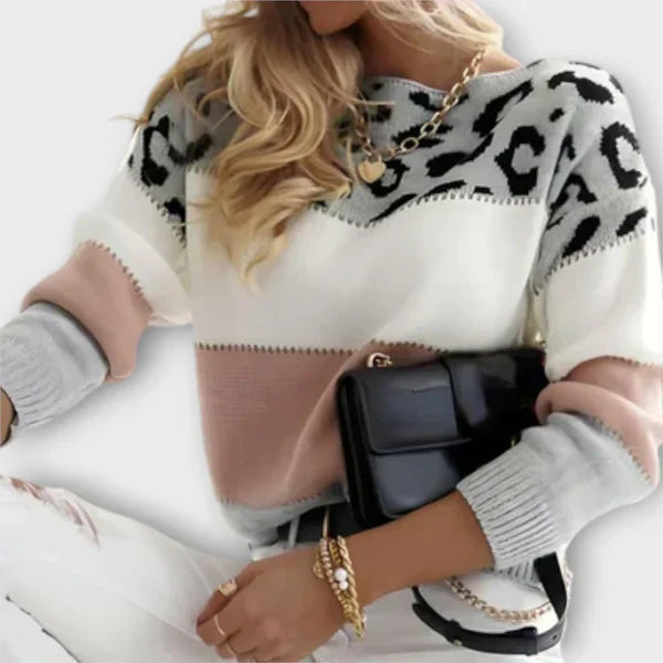 SANDRA™ | Suéter Estampado de Leopardo