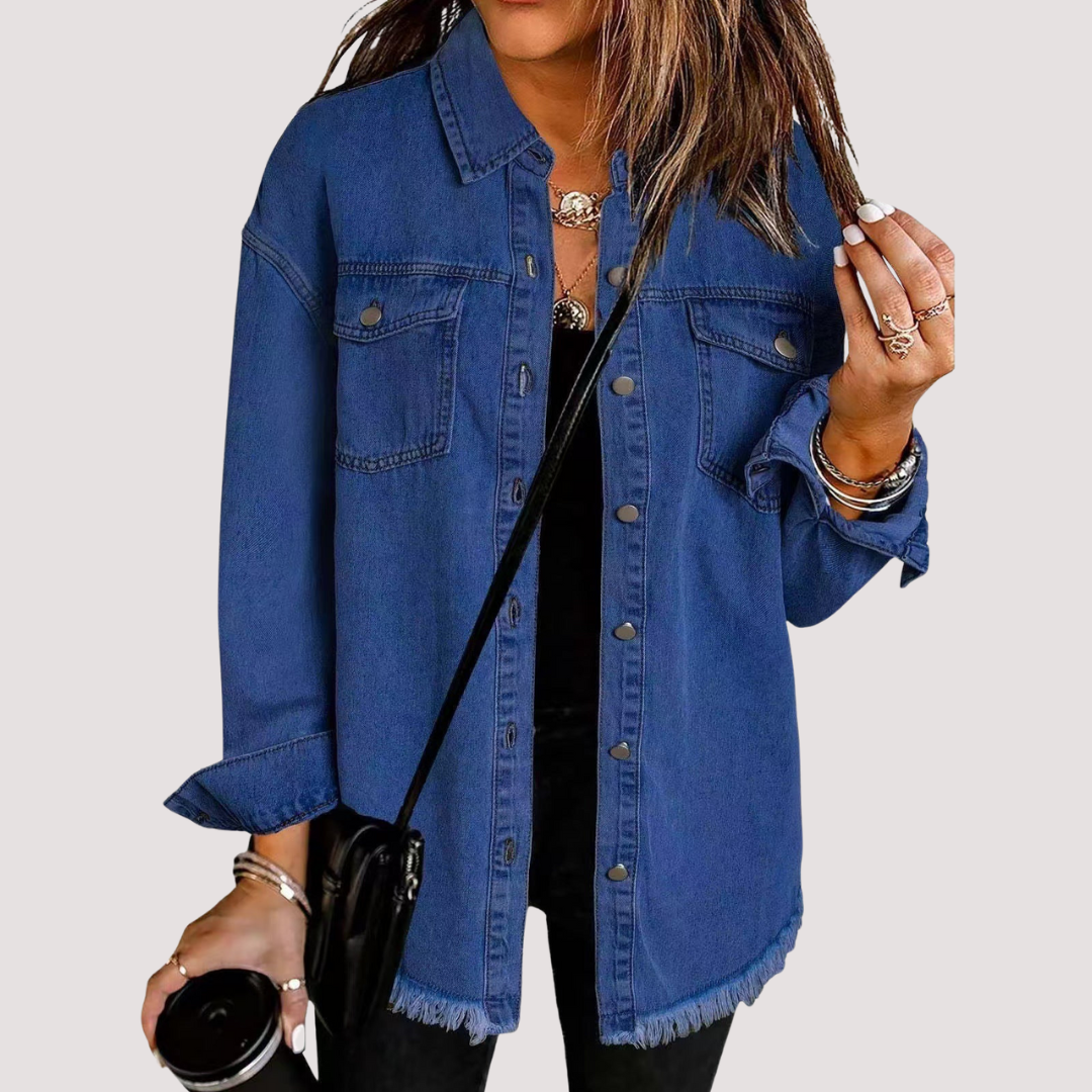 ZAHIRA™ | Chaqueta Vaquera Clásica para el Día a Día