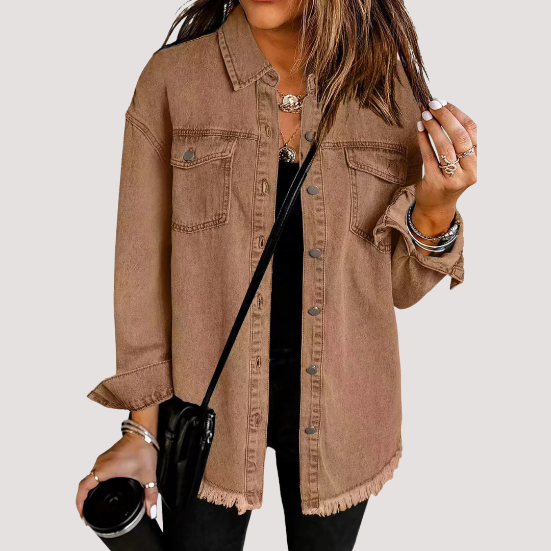 ZAHIRA™ | Chaqueta Vaquera Clásica para el Día a Día