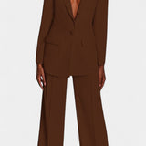 DOLORES | Traje de Blazer Personalizado con Pantalones de Pierna Ancha
