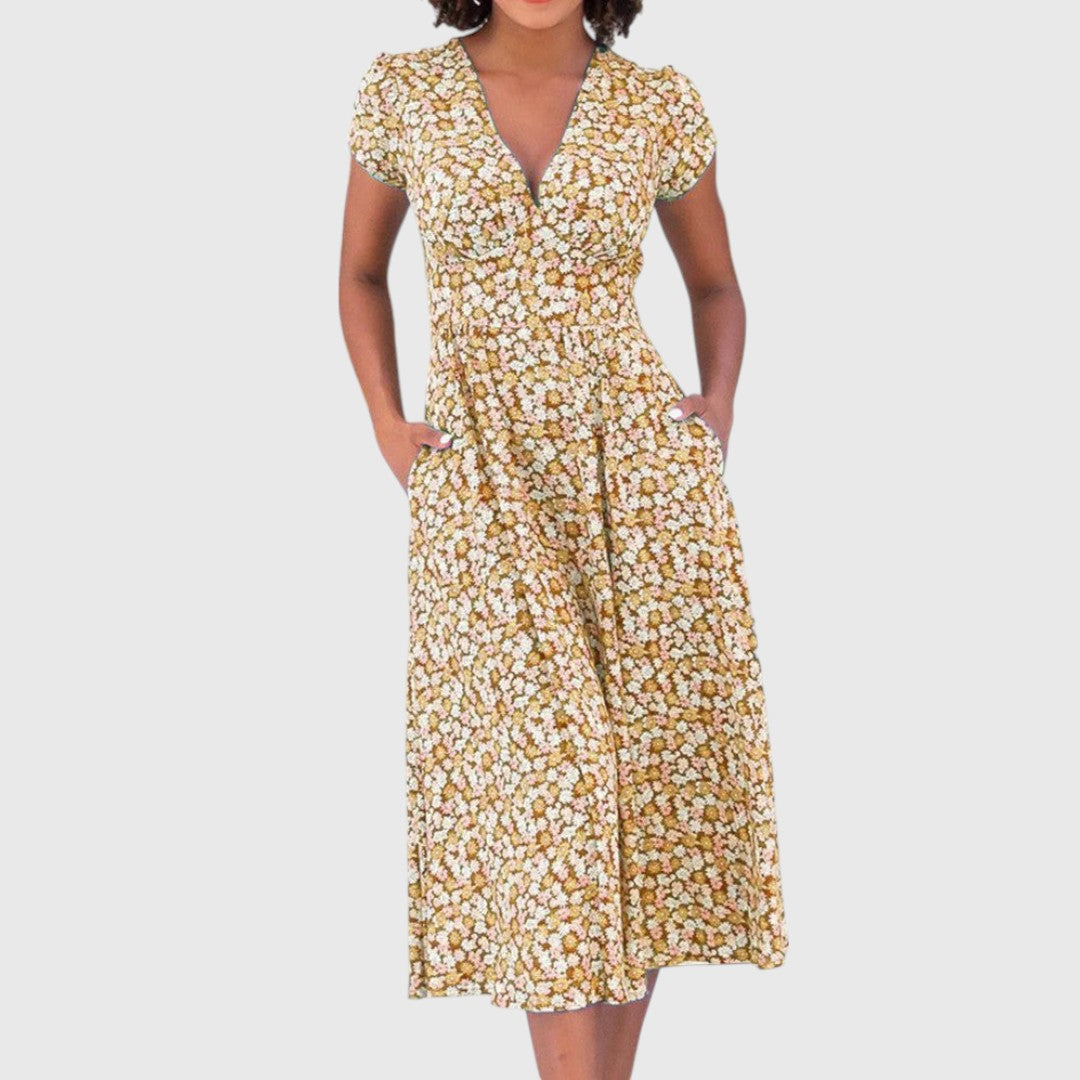 KIM™ | Vestido Midi Floral