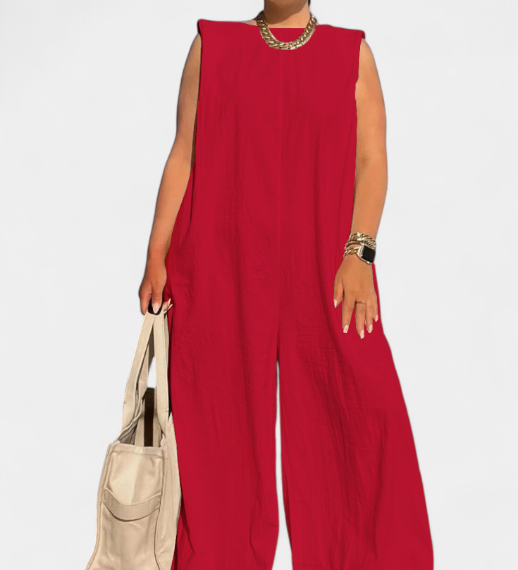 AIRLA MONO™ | Mono Oversize sin Mangas de Pierna Ancha