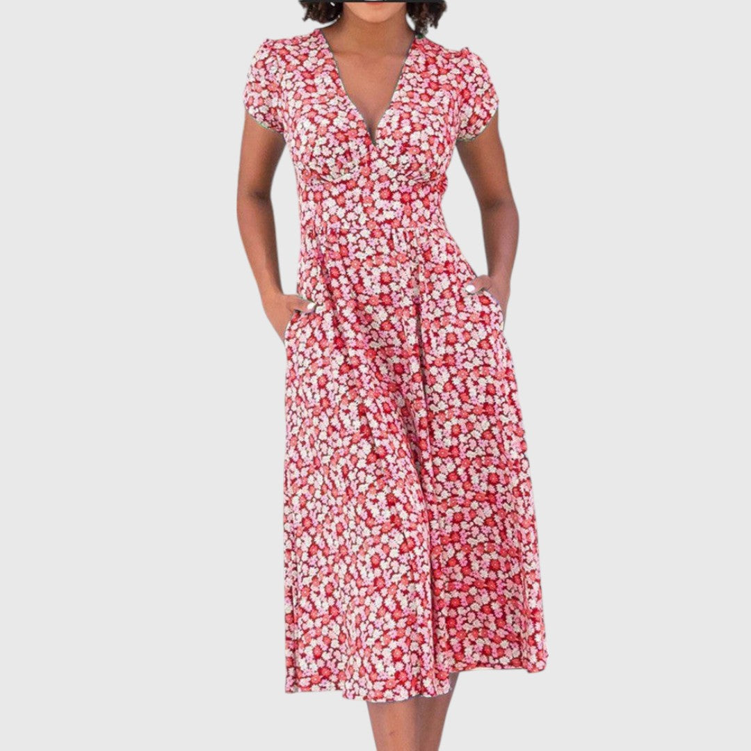 KIM™ | Vestido Midi Floral