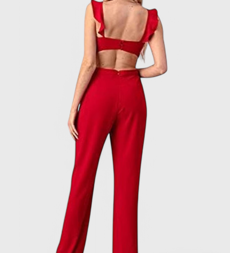 CHANTAL MONO™ | Mono con Corte y Volantes