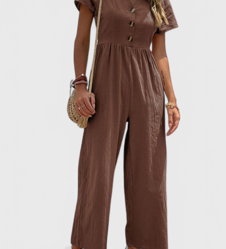 CAMILA™ | Mono con Botones en el Frente