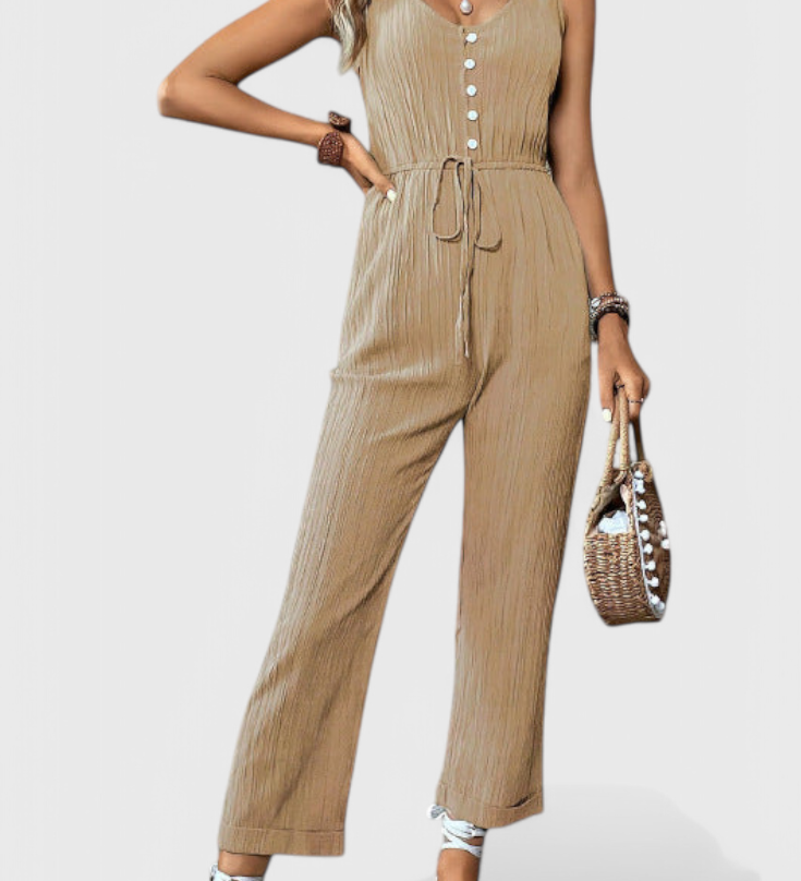 MARISELA™ | Mono Texturizado con Escote en V