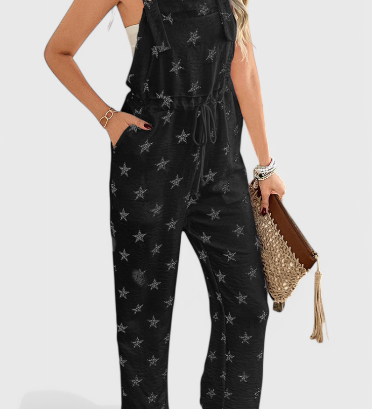 BIANCA MONO LARGO RELAJADO™ | Mono con Estampado de Estrellas