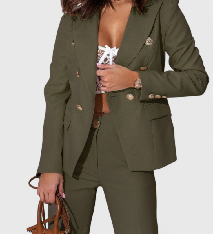 CONCHA | Conjunto Chic de Blazer y Pantalones