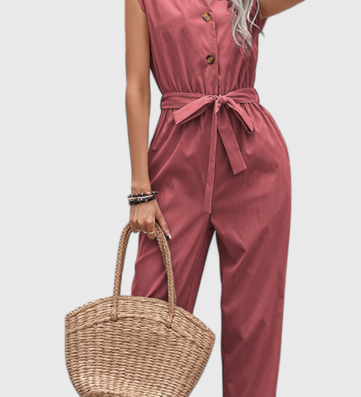 MARIE MONO™ | Mono Sin Mangas con Botones