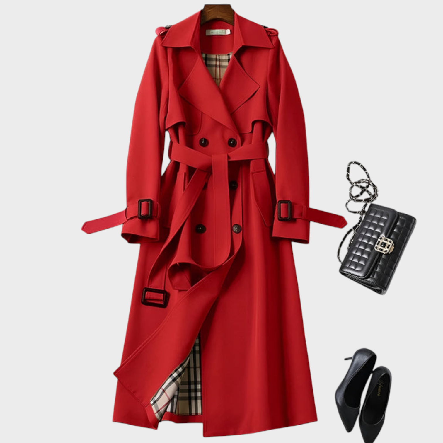 HELENA™ | Gabardina Elegante de Otoño