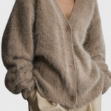 DANIELA | Suave Cardigan de Mezcla de Cachemira