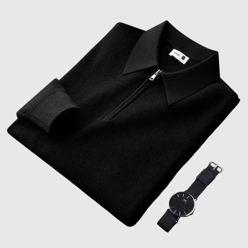 Libuše- Elegantní pánská mikina se zipem