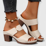 SHARA | Sandalias ortopédicas de confort con tacón bloque