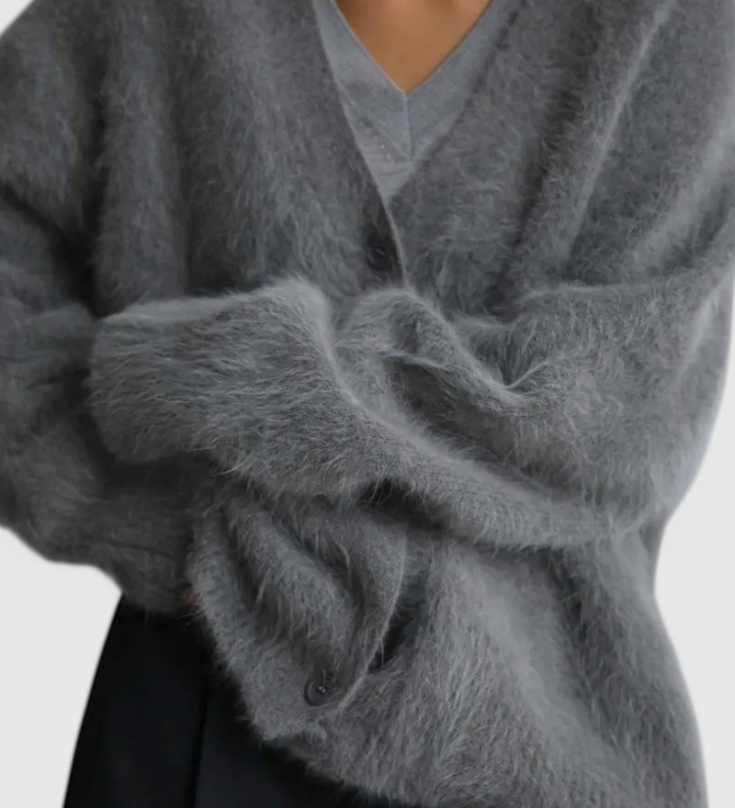 DANIELA | Suave Cardigan de Mezcla de Cachemira