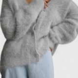 DANIELA | Suave Cardigan de Mezcla de Cachemira
