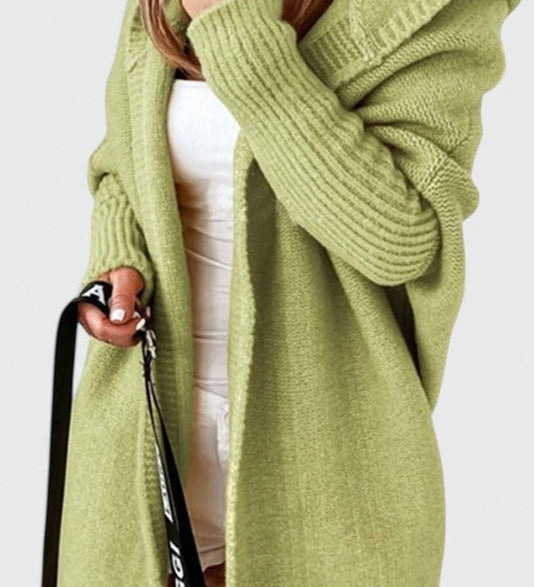 LOVISA | Cárdigan de Punto con Capucha Oversized