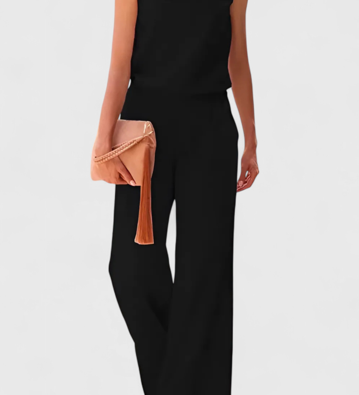 WINNIE™ | Mono Minimalista de Pierna Ancha