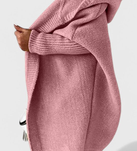 LOVISA | Cárdigan de Punto con Capucha Oversized