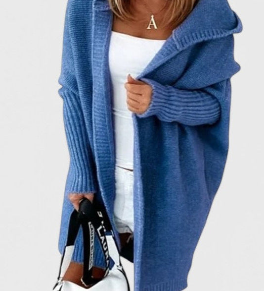 LOVISA | Cárdigan de Punto con Capucha Oversized