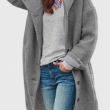 CLAUDIA | Abrigo de Invierno Chic con Capucha