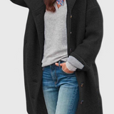 CLAUDIA | Abrigo de Invierno Chic con Capucha