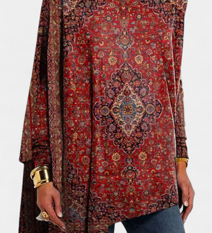 ANDINA | JERSEY DE CUELLO BARCO ELEGANTE