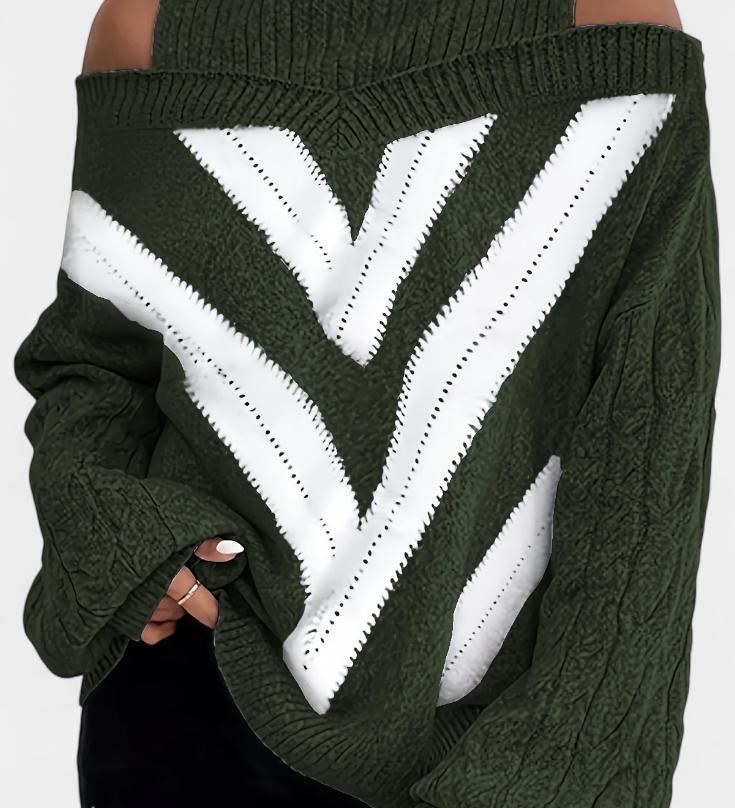 WIEN | SUÉTER ELEGANTE DE HOMBROS DESCUBIERTOS