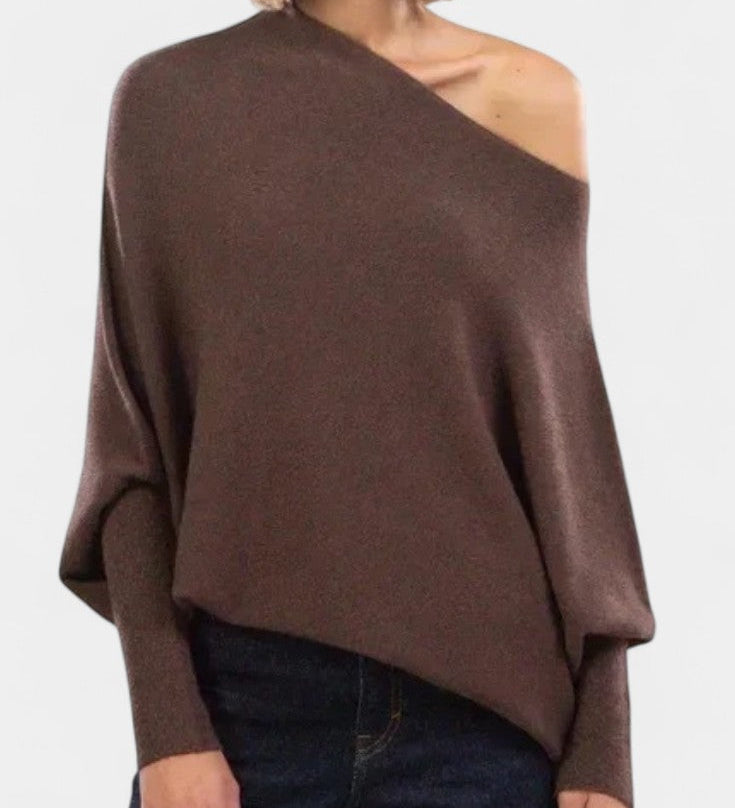 ANNA | Suéter de Invierno Off-Shoulder
