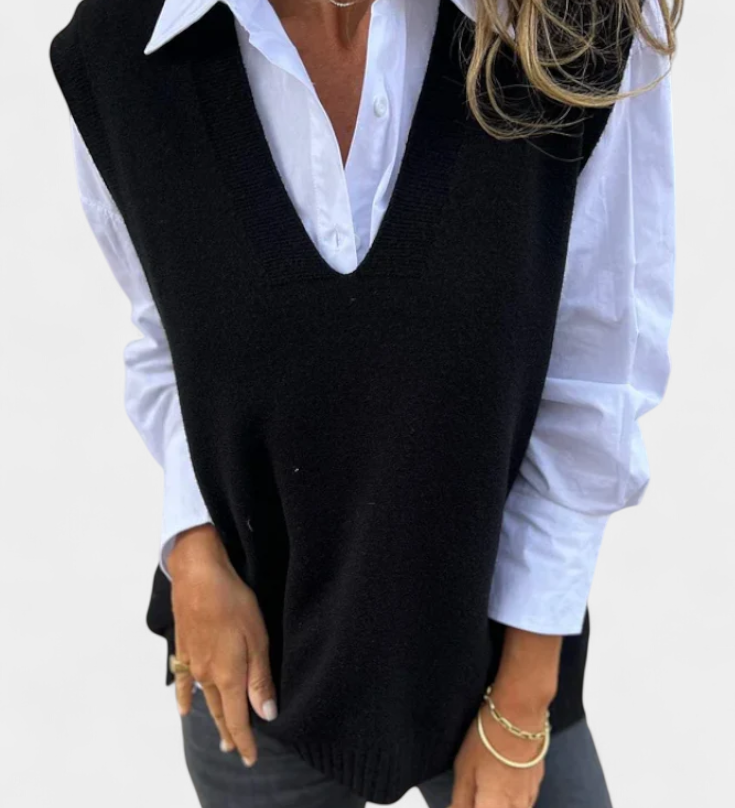 MAIREAD | Chaqueta de Punto con Escote en V