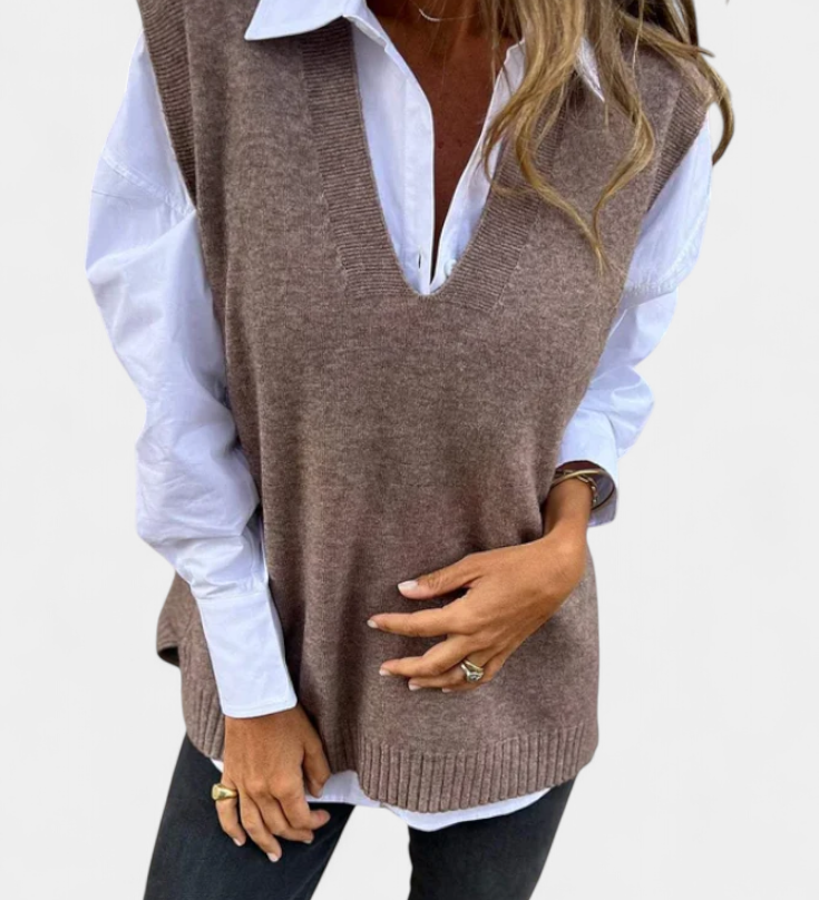 MAIREAD | Chaqueta de Punto con Escote en V