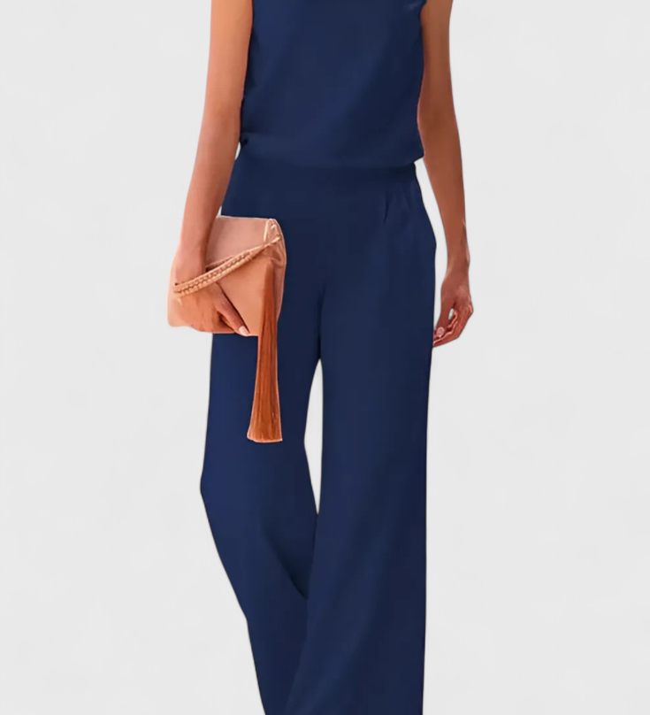 WINNIE™ | Mono Minimalista de Pierna Ancha