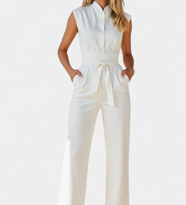 ELA MONO™ | Mono Sin Mangas de Corte Acampanado