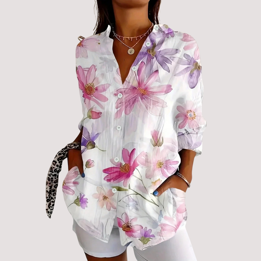VERÓNICA | Blusa colorida con estampado divertido
